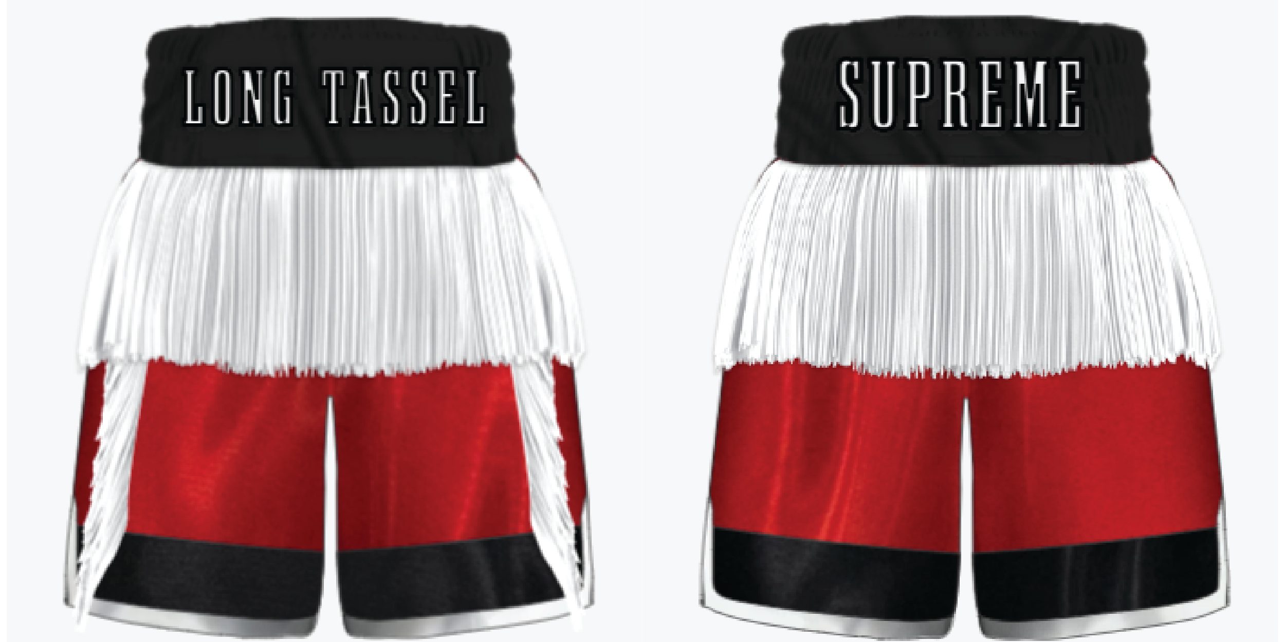Long Tassels Supreme BX New | Custom Boxing Shorts & Trunks | Boxxerworld